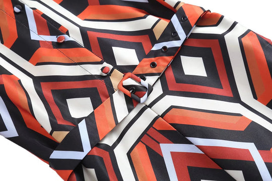 Denver Geometric Print Jumpsuit