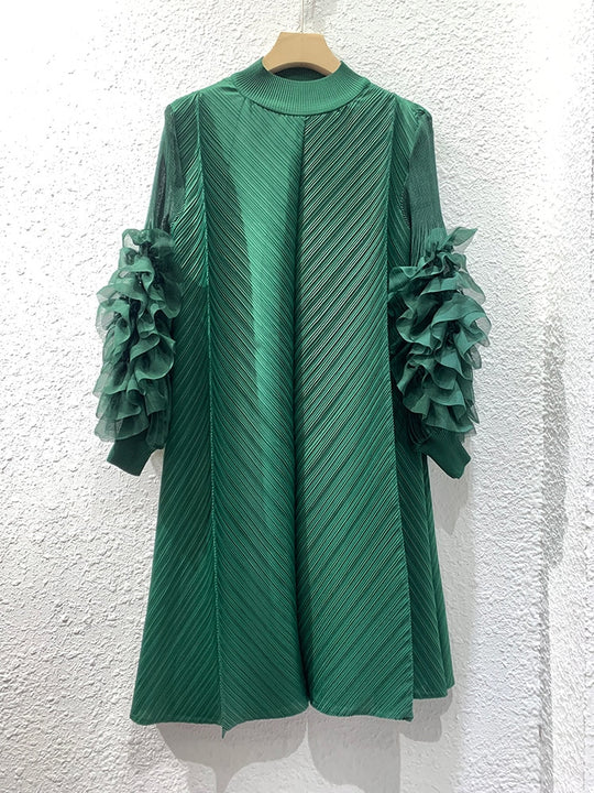 Daphne Ruffled Vintage Dress
