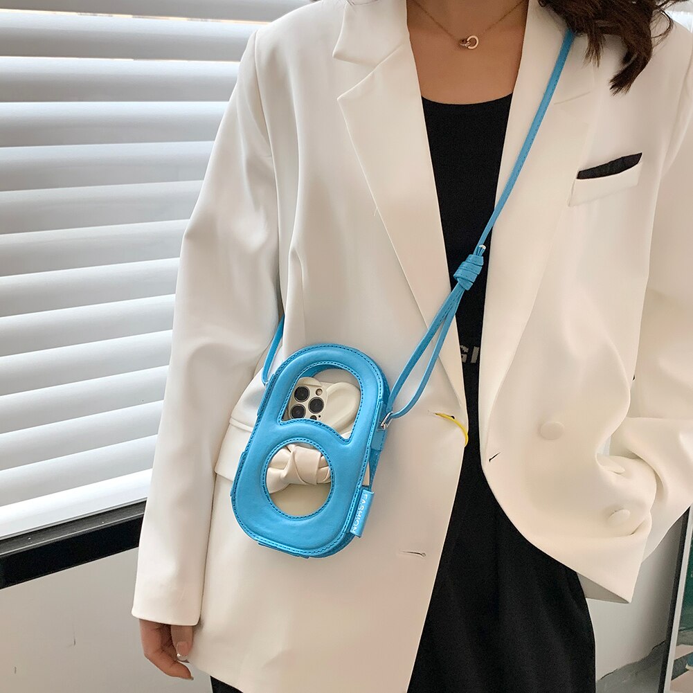 Clear Hollow out Crossbody Bag