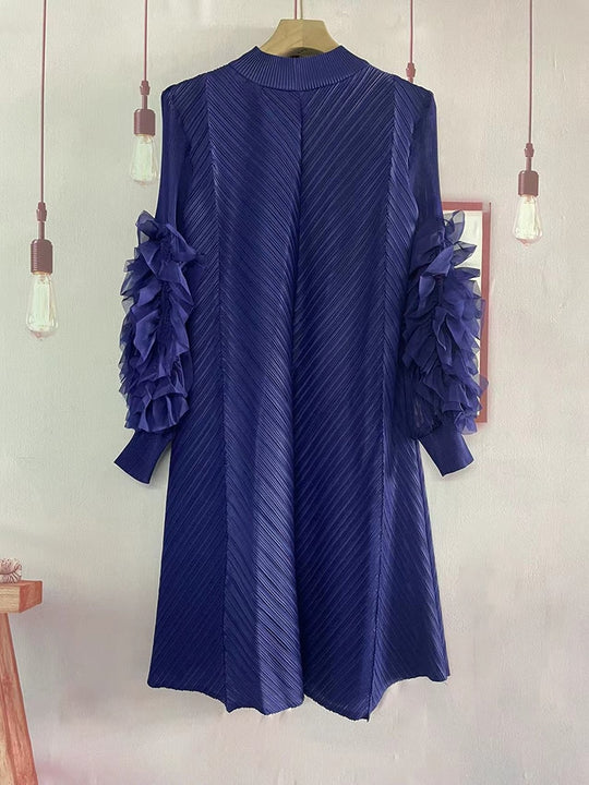 Daphne Ruffled Vintage Dress