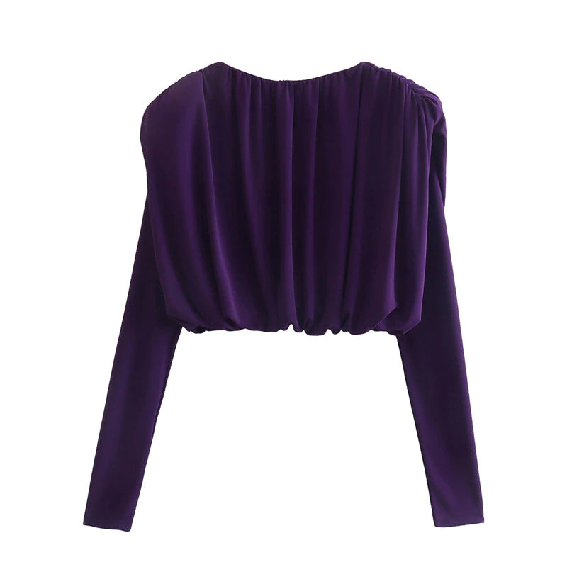 Camille Elegant Pleated Set