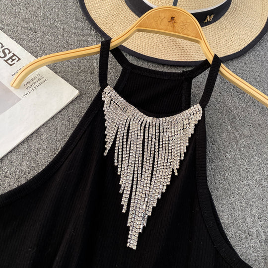 Eve Embellished Halter Neck Blouse