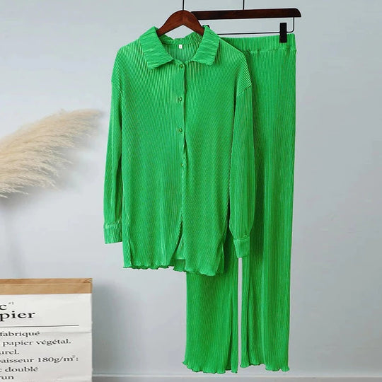 Lauren Pleated Coord Set