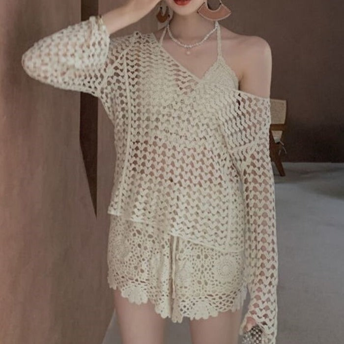 Oceana Three Piece Crochet Set