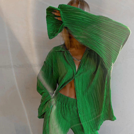 Lauren Pleated Coord Set