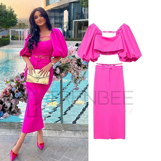 Rose luxury Coord Set