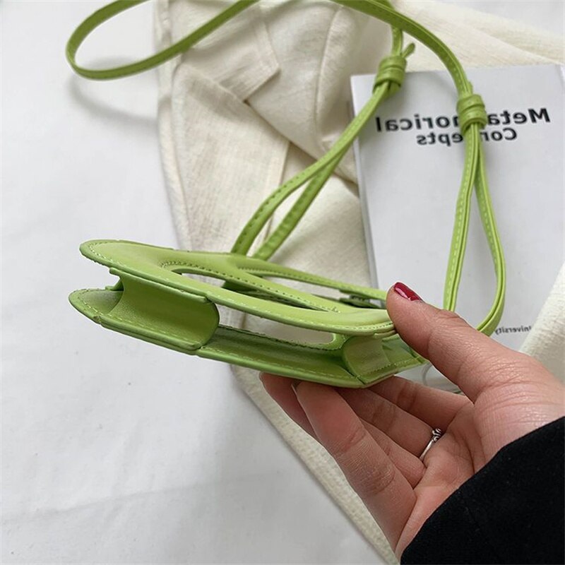 Clear Hollow out Crossbody Bag