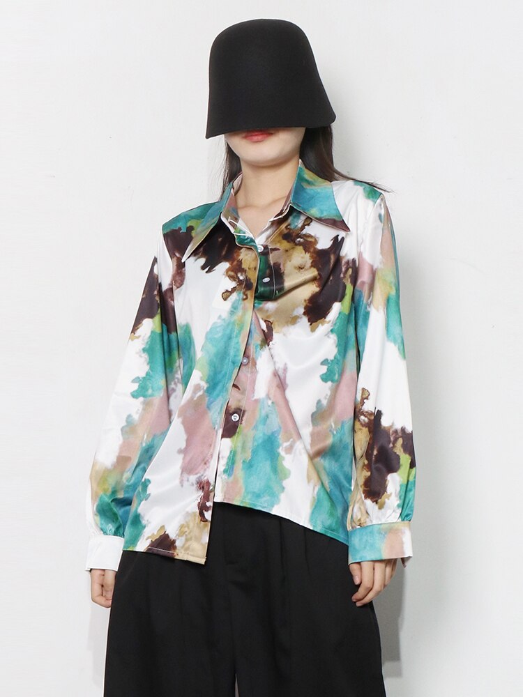 Elaine Gradient Printed Shirt