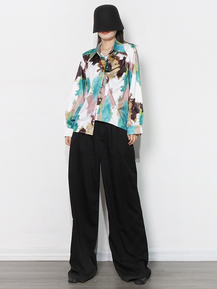 Elaine Gradient Printed Shirt