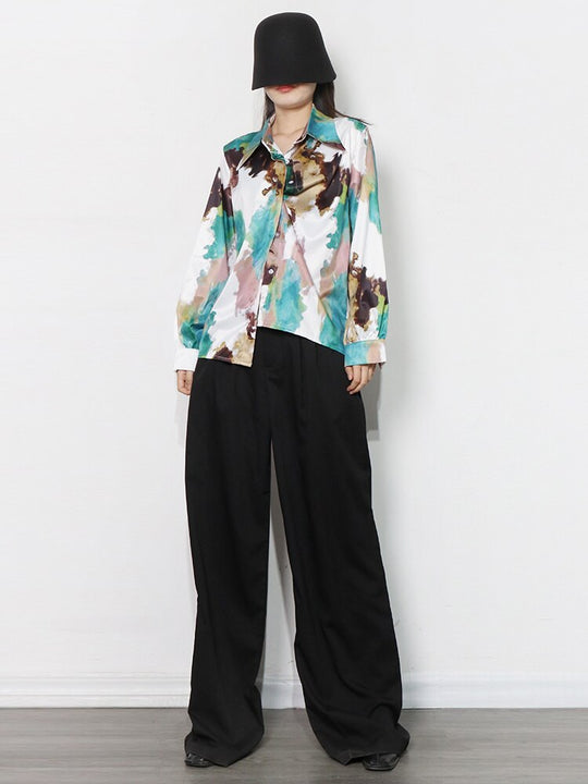 Elaine Gradient Printed Shirt