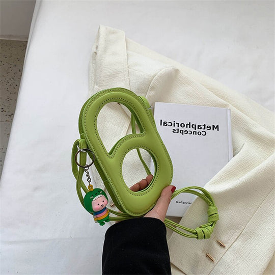 Clear Hollow out Crossbody Bag