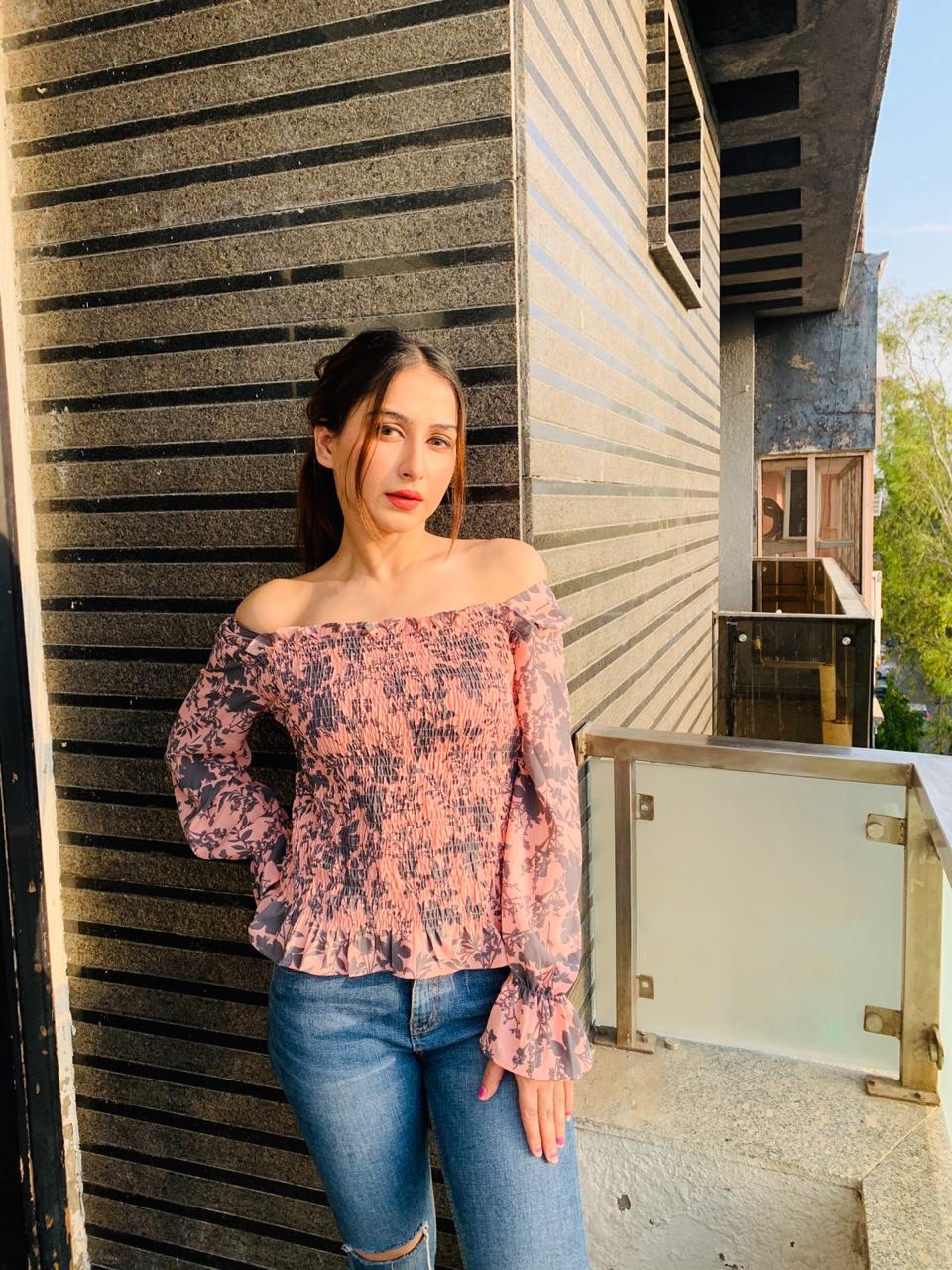 Seychelles Up and Down smocking Top