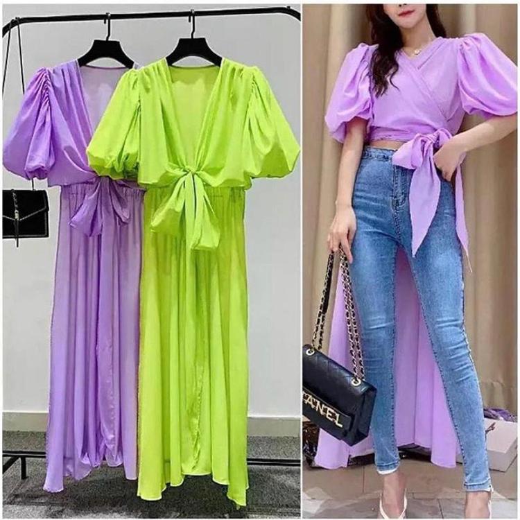 Carol Wrap Around high Low top