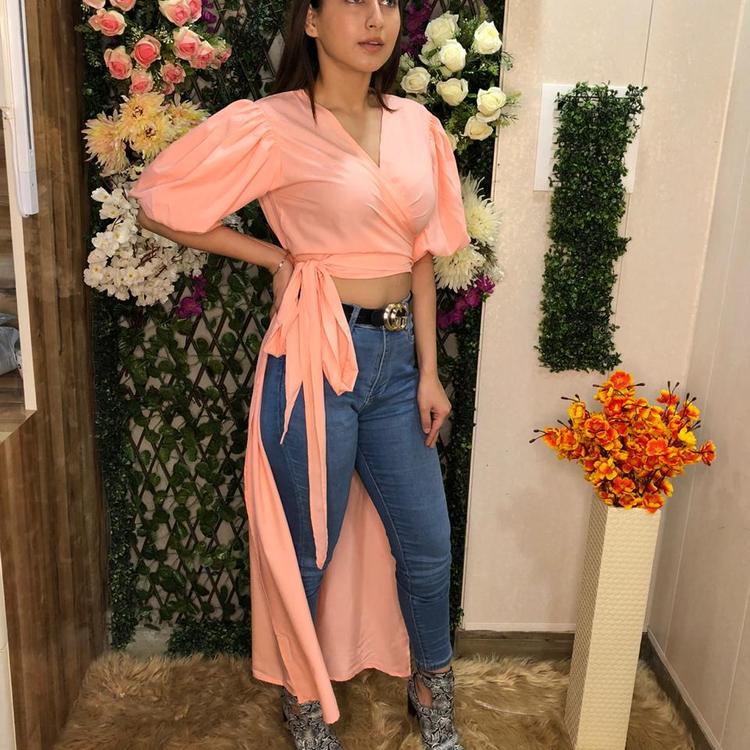 Carol Wrap Around high Low top