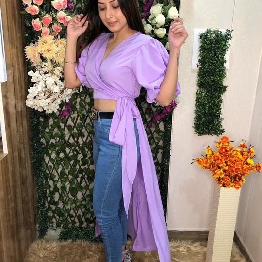 Carol Wrap Around high Low top