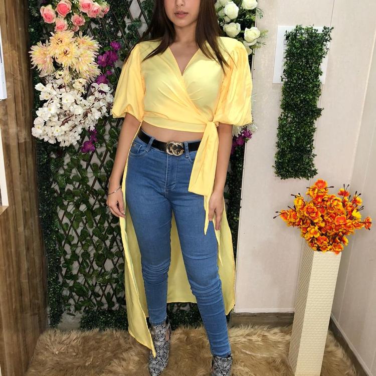 Carol Wrap Around high Low top