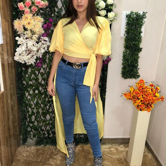 Carol Wrap Around high Low top