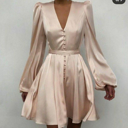 Hailey Luxe Satin Dress