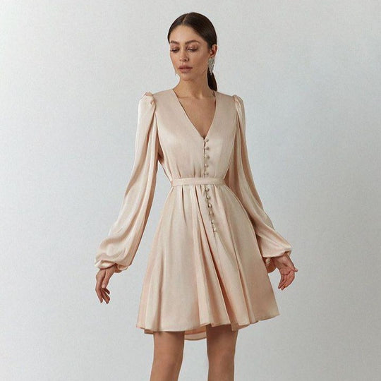 Hailey Luxe Satin Dress