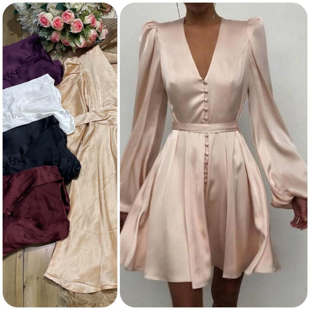Hailey Luxe Satin Dress