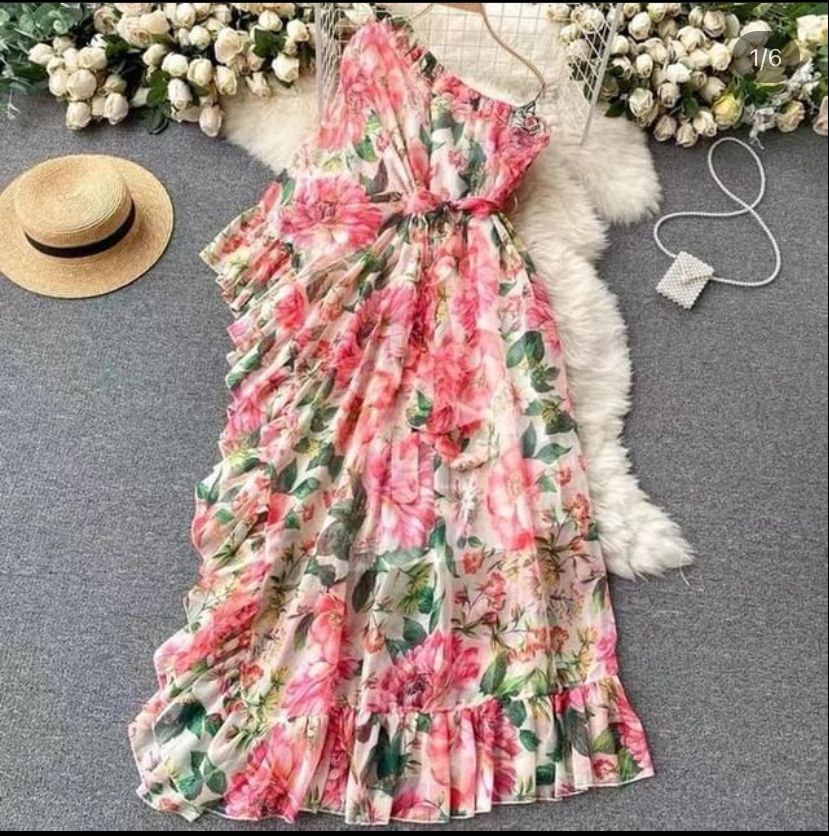 Azalea Floral Maxi Dress