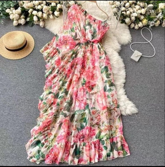 Azalea Floral Maxi Dress