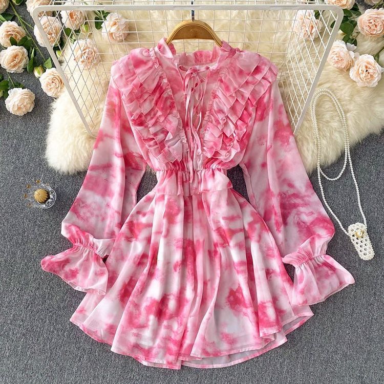Naomi Luxury Tie-Dye Dress