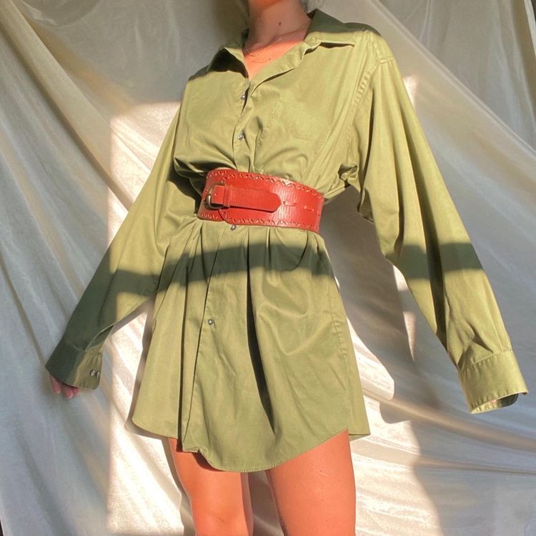 Emily Lapel Satin Dress