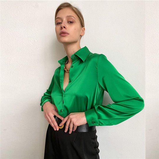 Kenza Satin Shirt