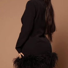 Linda Feather Vintage Dress