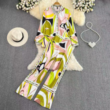 IsaBella Abstract Printed Coord Set
