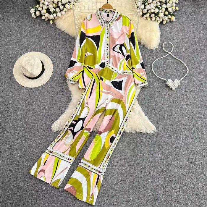 IsaBella Abstract Printed Coord Set