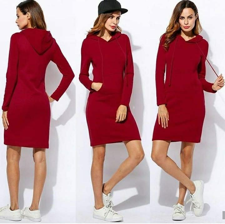 Essence Hoodie Dress with Pocket