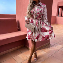 Evelyn Floral Printed Dress with Belt