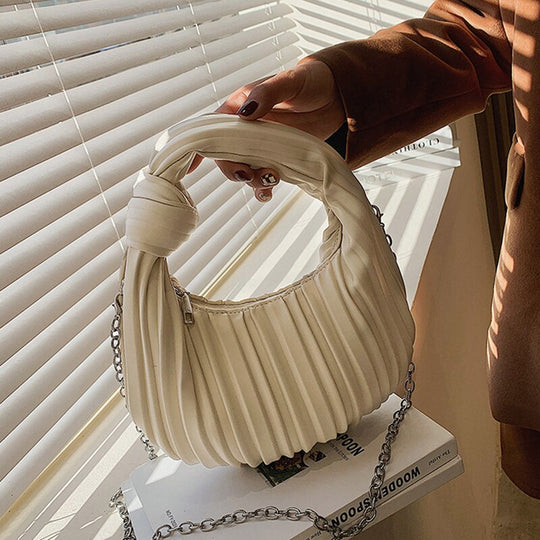 Hobo Pleated Shoulder Bag