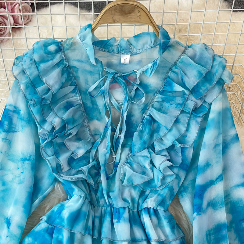 Naomi Luxury Tie-Dye Dress