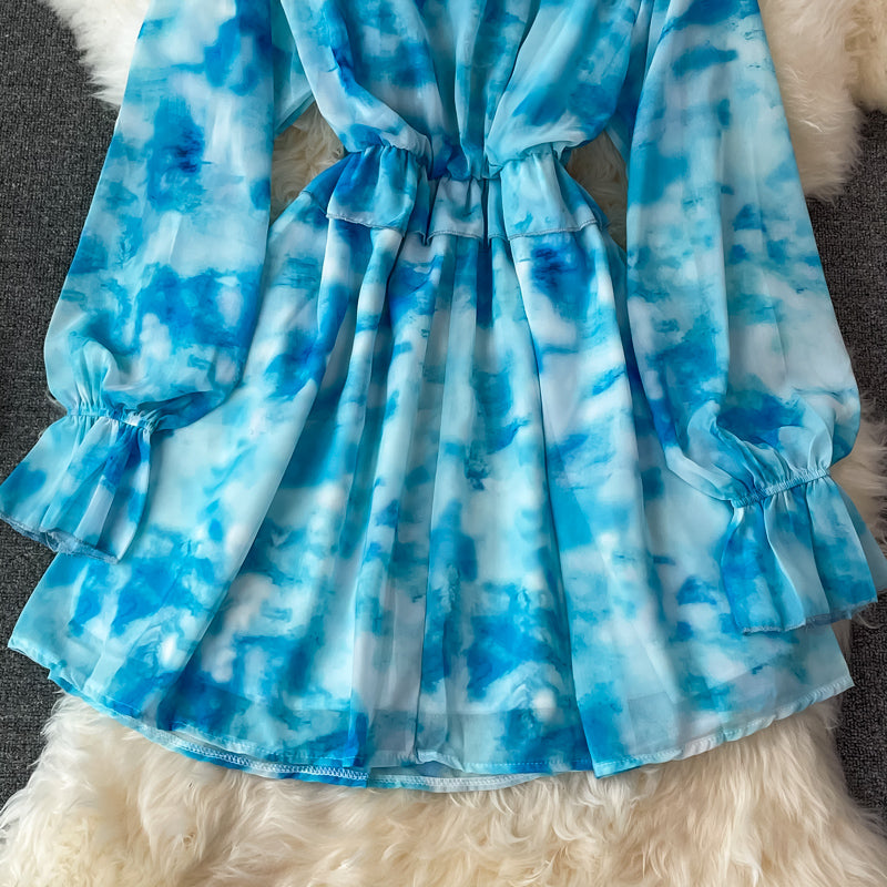 Naomi Luxury Tie-Dye Dress