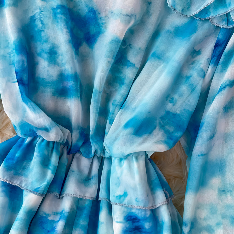 Naomi Luxury Tie-Dye Dress
