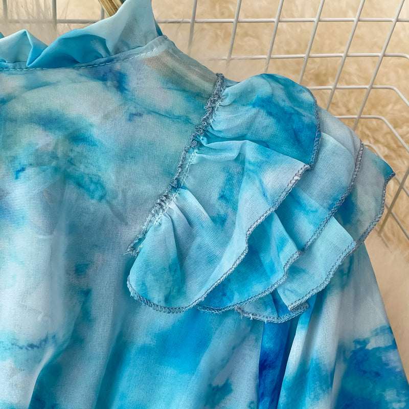 Naomi Luxury Tie-Dye Dress
