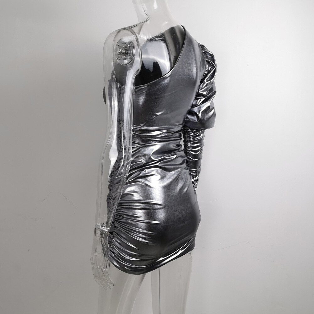 Brittany Neon One Shoulder Bodycon Dress