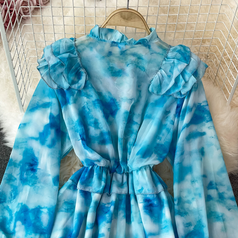 Naomi Luxury Tie-Dye Dress
