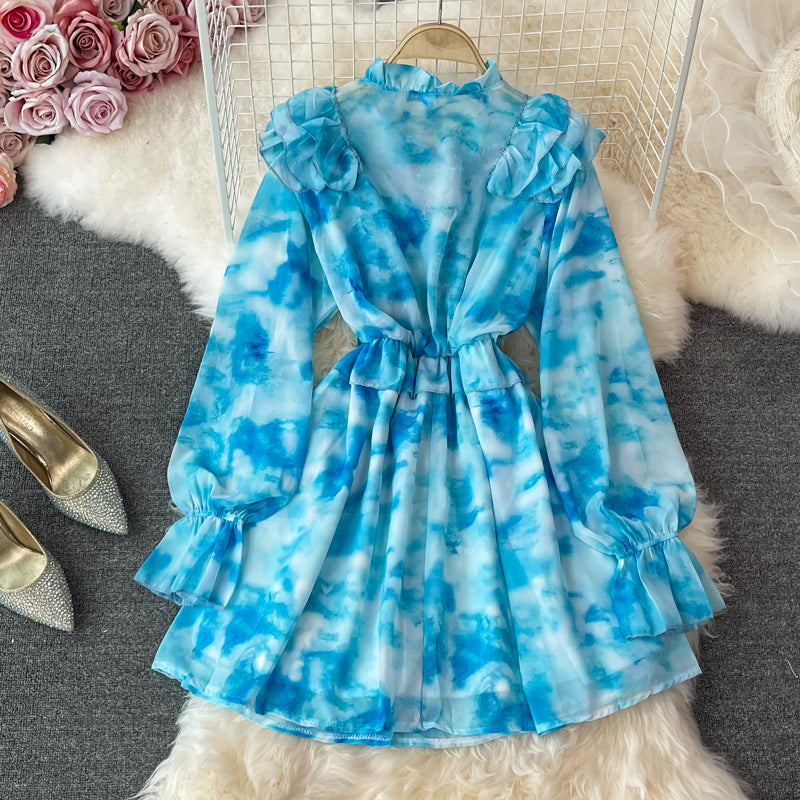Naomi Luxury Tie-Dye Dress