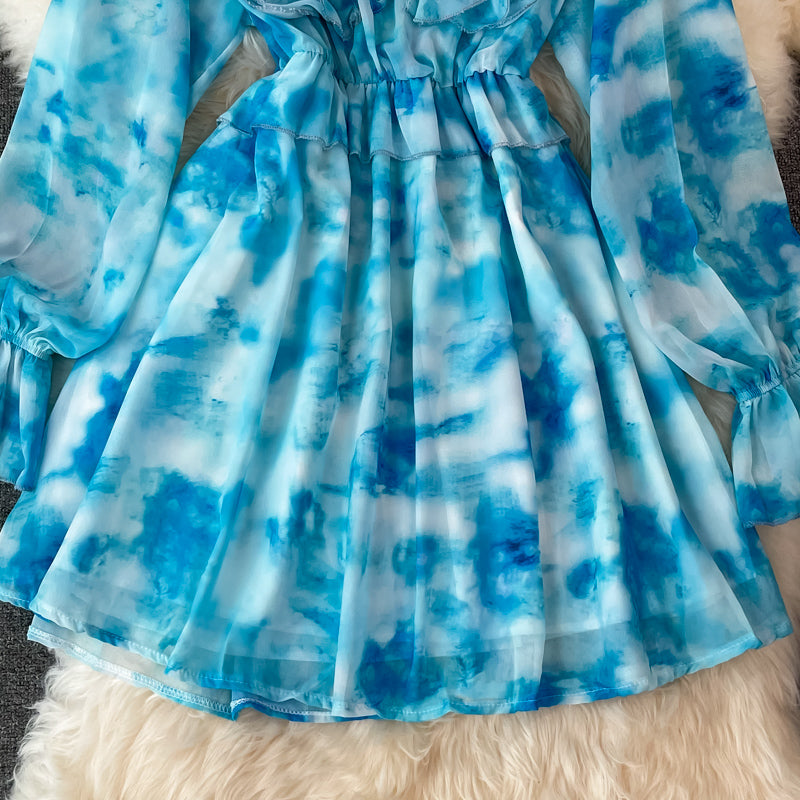 Naomi Luxury Tie-Dye Dress