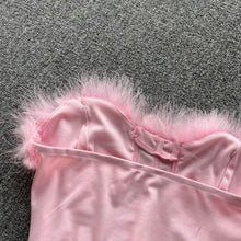 Miranda Strapless Bustier with Feather