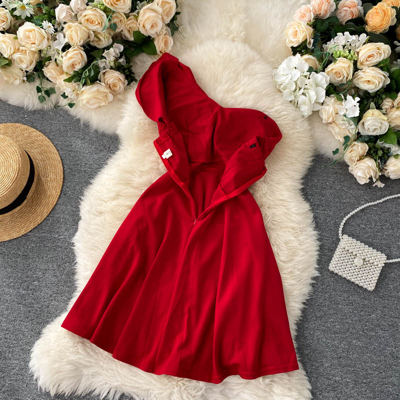 Vivien One Shoulder Mini Dress