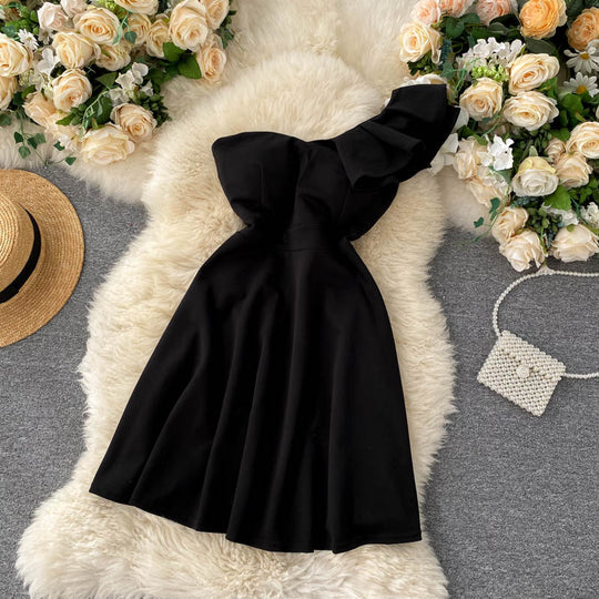 Vivien One Shoulder Mini Dress