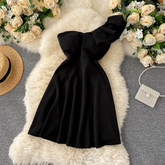 Vivien One Shoulder Mini Dress