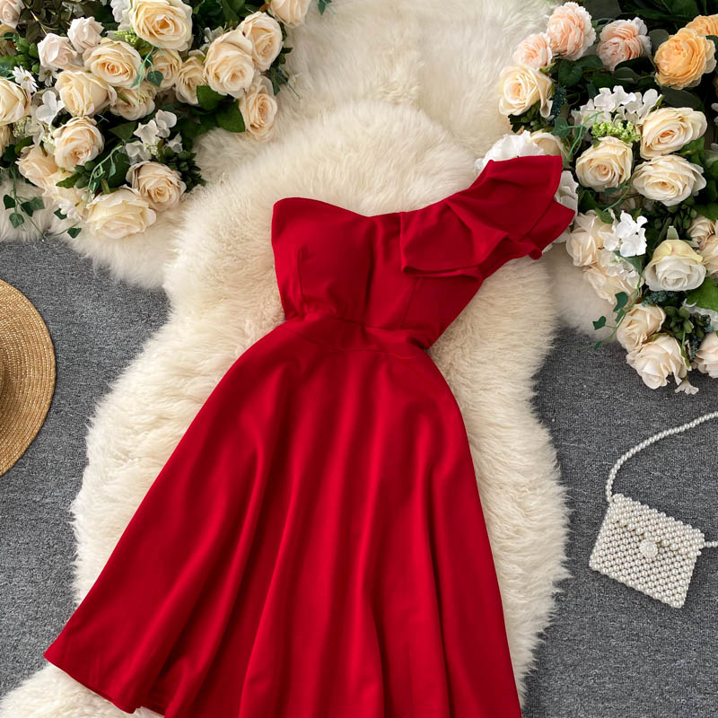 Vivien One Shoulder Mini Dress