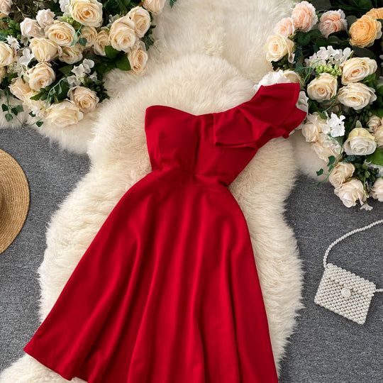 Vivien One Shoulder Mini Dress