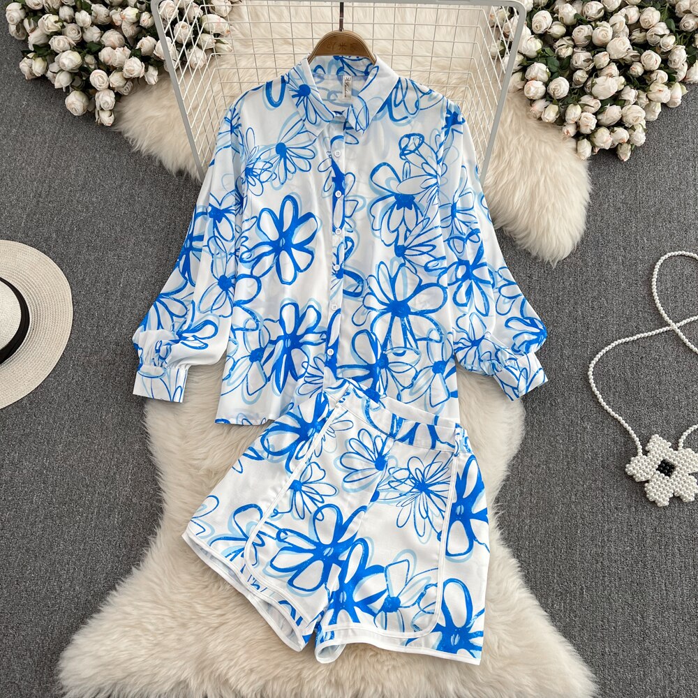 Shenice Printed Two Piece Coord Set